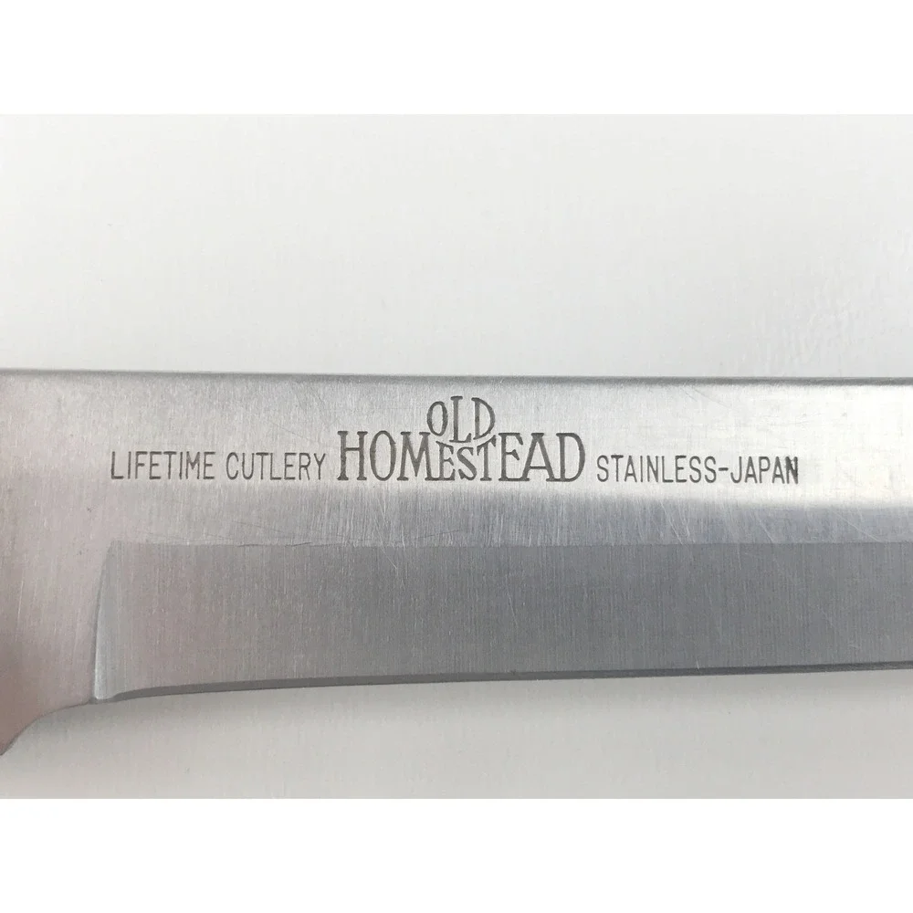 Old Homestead Lifetime Cutlery SLICER Stainless Steel Kitchen‎ Knife Japan 8